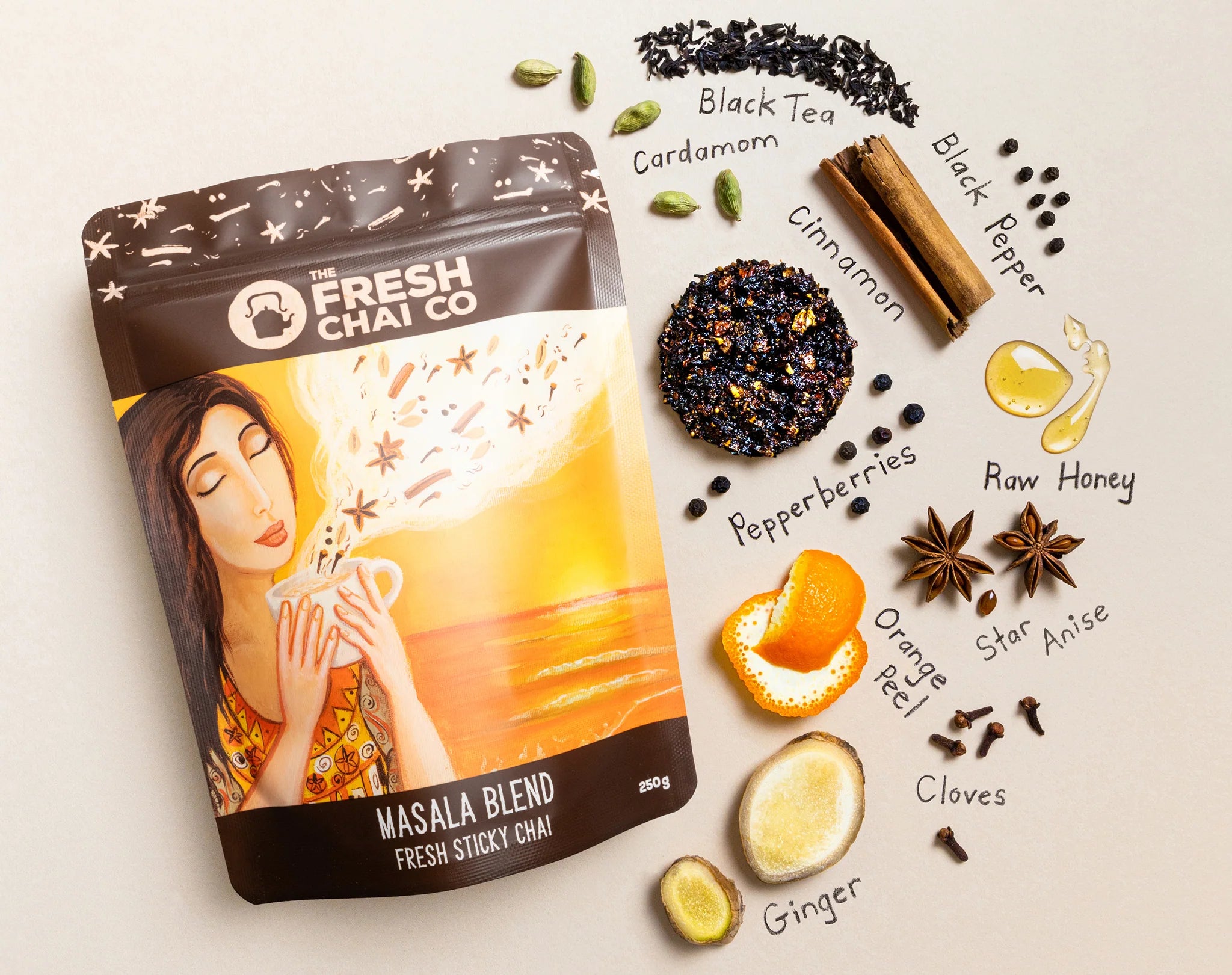 Fresh Chai Co Masala Fresh Sticky Chai