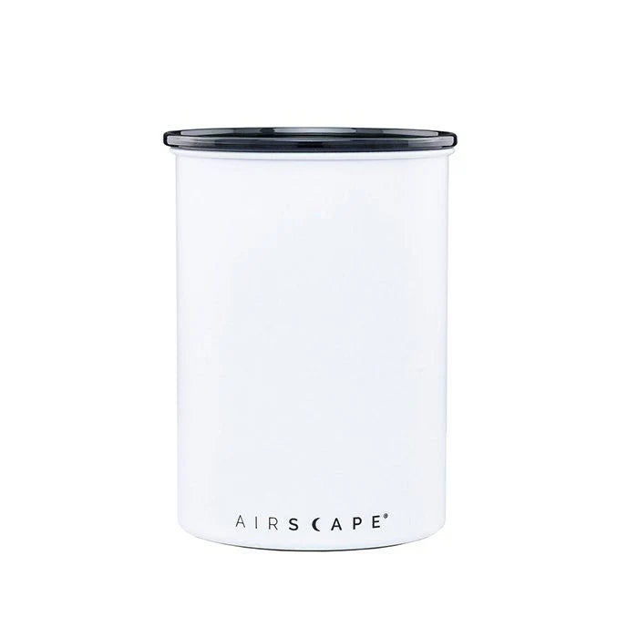 Airscape Classic 7" Medium Coffee Canister White